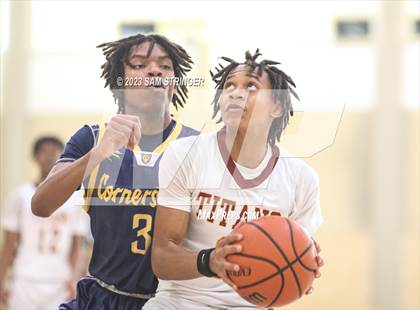 Thumbnail 3 in Cornerstone Christian vs. Aspire Langston Hughes Academy (Super Saturday Showcase) photogallery.