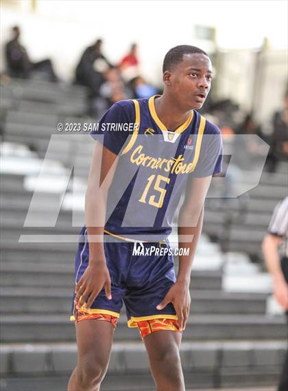Thumbnail 2 in Cornerstone Christian vs. Aspire Langston Hughes Academy (Super Saturday Showcase) photogallery.