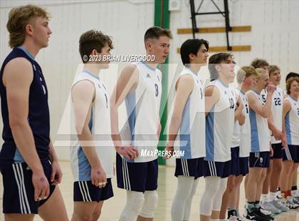 Thumbnail 1 in Eaglecrest vs. Valor Christian (CHSAA 5A Round 2) photogallery.