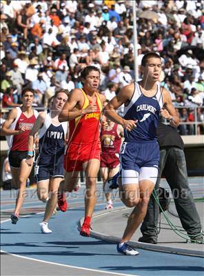 Thumbnail 1 in CIF State Championships (Boys 1600 - Final) photogallery.
