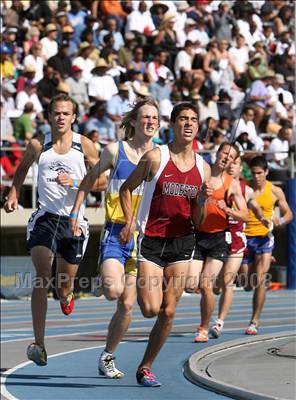 Thumbnail 1 in CIF State Championships (Boys 1600 - Final) photogallery.