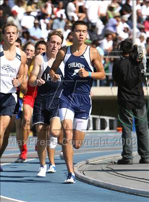 Thumbnail 2 in CIF State Championships (Boys 1600 - Final) photogallery.