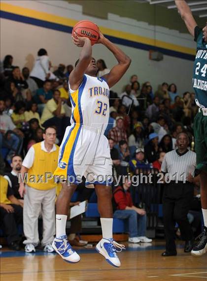 Thumbnail 3 in Southeast Raleigh vs Garner (Greater Neuse River Conference Tournament) photogallery.