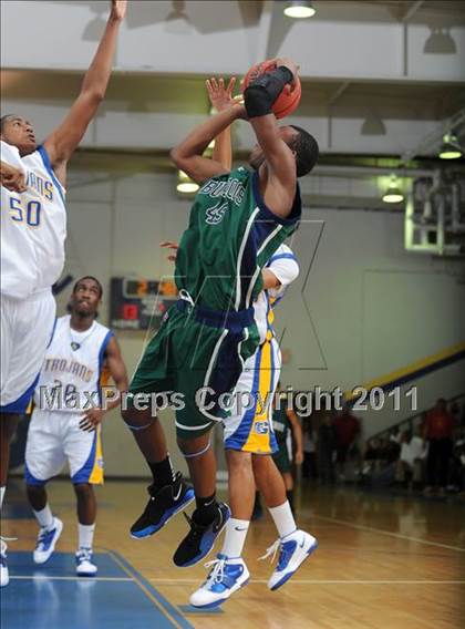 Thumbnail 1 in Southeast Raleigh vs Garner (Greater Neuse River Conference Tournament) photogallery.