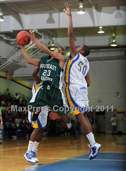 Thumbnail 3 in Southeast Raleigh vs Garner (Greater Neuse River Conference Tournament) photogallery.
