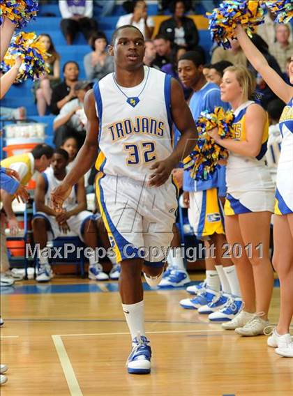 Thumbnail 3 in Southeast Raleigh vs Garner (Greater Neuse River Conference Tournament) photogallery.