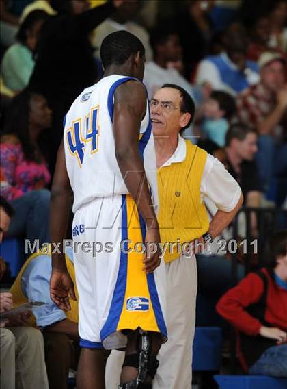 Thumbnail 3 in Southeast Raleigh vs Garner (Greater Neuse River Conference Tournament) photogallery.