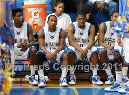 Thumbnail 2 in Southeast Raleigh vs Garner (Greater Neuse River Conference Tournament) photogallery.