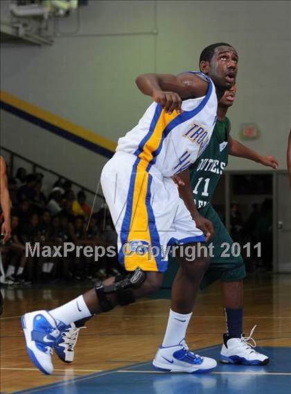 Thumbnail 2 in Southeast Raleigh vs Garner (Greater Neuse River Conference Tournament) photogallery.