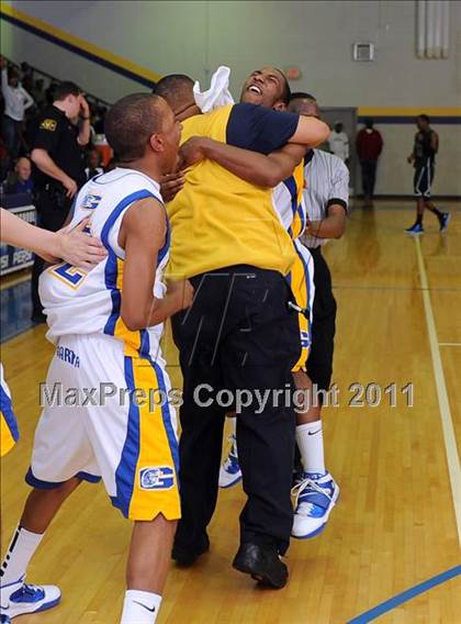Thumbnail 2 in Southeast Raleigh vs Garner (Greater Neuse River Conference Tournament) photogallery.