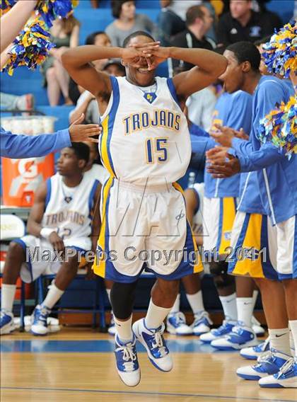 Thumbnail 3 in Southeast Raleigh vs Garner (Greater Neuse River Conference Tournament) photogallery.