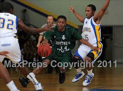 Thumbnail 3 in Southeast Raleigh vs Garner (Greater Neuse River Conference Tournament) photogallery.