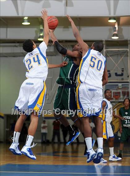 Thumbnail 2 in Southeast Raleigh vs Garner (Greater Neuse River Conference Tournament) photogallery.