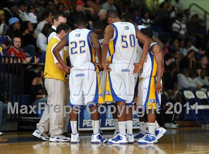 Thumbnail 1 in Southeast Raleigh vs Garner (Greater Neuse River Conference Tournament) photogallery.