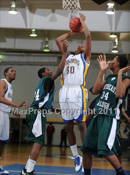 Thumbnail 1 in Southeast Raleigh vs Garner (Greater Neuse River Conference Tournament) photogallery.