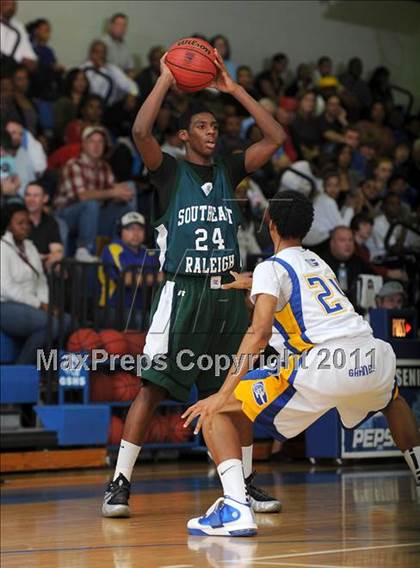 Thumbnail 2 in Southeast Raleigh vs Garner (Greater Neuse River Conference Tournament) photogallery.