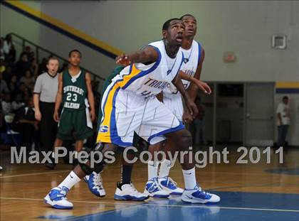 Thumbnail 1 in Southeast Raleigh vs Garner (Greater Neuse River Conference Tournament) photogallery.