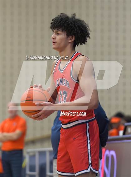 Thumbnail 3 in Seven Lakes vs. Lamar (UIL 6A D1 Basketball Area) photogallery.