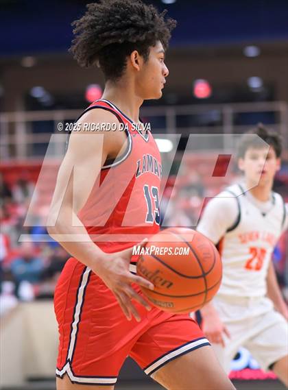 Thumbnail 1 in Seven Lakes vs. Lamar (UIL 6A D1 Basketball Area) photogallery.