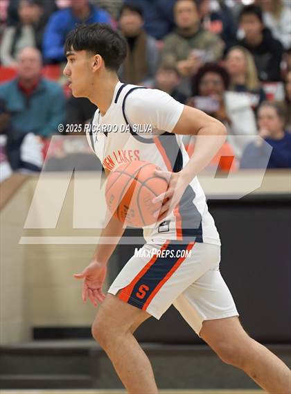 Thumbnail 2 in Seven Lakes vs. Lamar (UIL 6A D1 Basketball Area) photogallery.