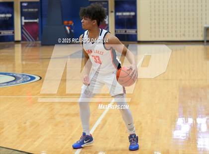 Thumbnail 3 in Seven Lakes vs. Lamar (UIL 6A D1 Basketball Area) photogallery.