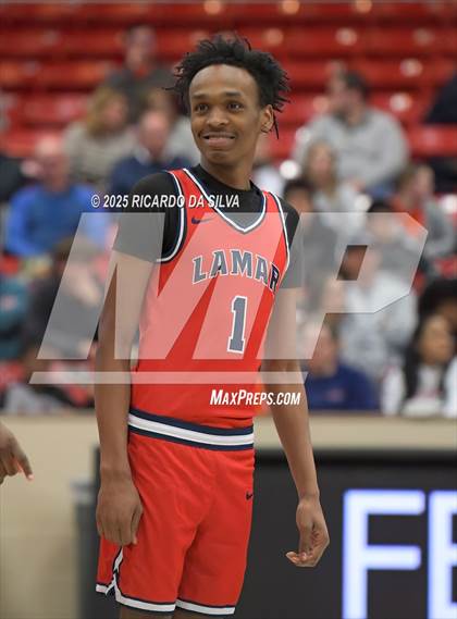 Thumbnail 1 in Seven Lakes vs. Lamar (UIL 6A D1 Basketball Area) photogallery.