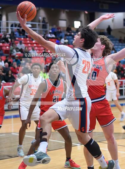 Thumbnail 1 in Seven Lakes vs. Lamar (UIL 6A D1 Basketball Area) photogallery.