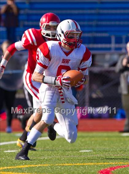 Thumbnail 2 in Southwestern vs. Waverly (NYSPHSAA Class C Semifinal) photogallery.