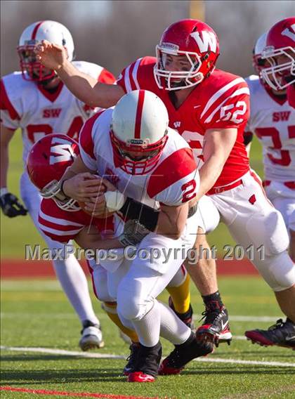 Thumbnail 3 in Southwestern vs. Waverly (NYSPHSAA Class C Semifinal) photogallery.
