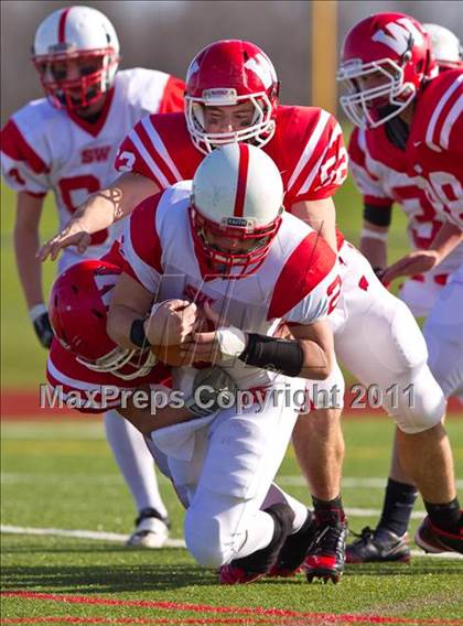 Thumbnail 1 in Southwestern vs. Waverly (NYSPHSAA Class C Semifinal) photogallery.