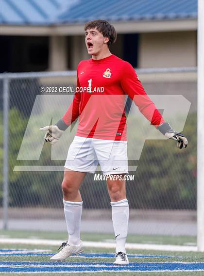 Thumbnail 3 in St. Pius X Catholic vs. Johnson (GHSA 5A Championship) photogallery.