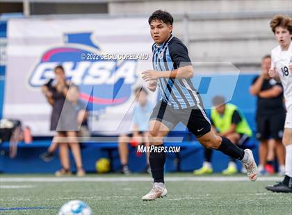 Thumbnail 3 in St. Pius X Catholic vs. Johnson (GHSA 5A Championship) photogallery.