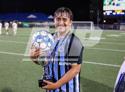 Thumbnail 1 in St. Pius X Catholic vs. Johnson (GHSA 5A Championship) photogallery.