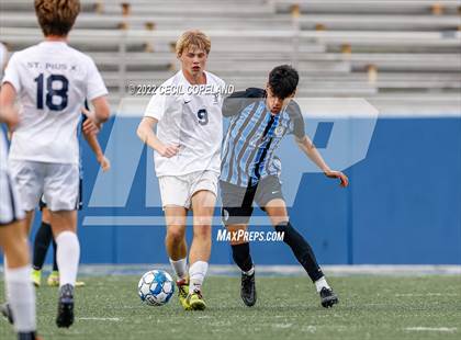 Thumbnail 1 in St. Pius X Catholic vs. Johnson (GHSA 5A Championship) photogallery.