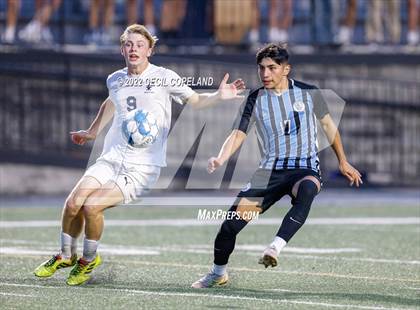 Thumbnail 1 in St. Pius X Catholic vs. Johnson (GHSA 5A Championship) photogallery.