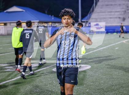 Thumbnail 3 in St. Pius X Catholic vs. Johnson (GHSA 5A Championship) photogallery.