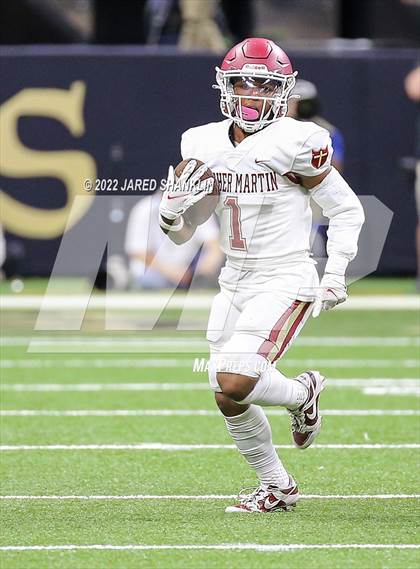 Thumbnail 1 in Brother Martin @ John Curtis Christian (LHSAA Division I Select Final) photogallery.