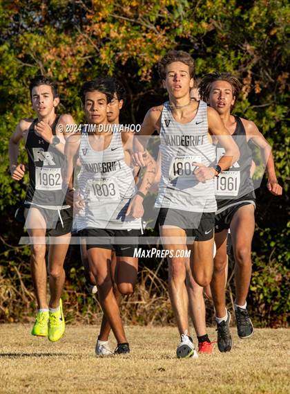 Thumbnail 1 in UIL 6A Boys Cross Country District 25 Finals photogallery.