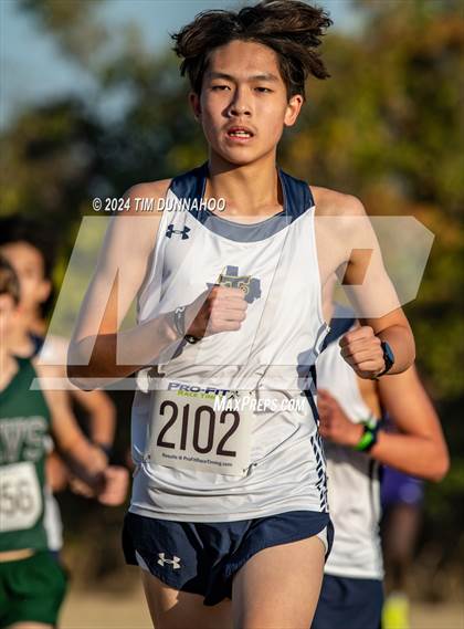 Thumbnail 2 in UIL 6A Boys Cross Country District 25 Finals photogallery.