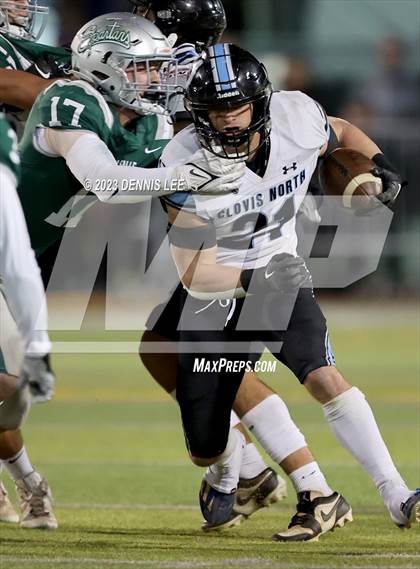 Thumbnail 3 in Clovis North @ De La Salle (CIF State North Regional D1-AA Final) photogallery.