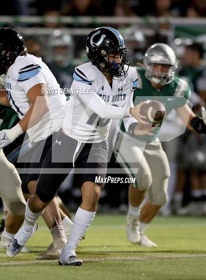 Thumbnail 1 in Clovis North @ De La Salle (CIF State North Regional D1-AA Final) photogallery.