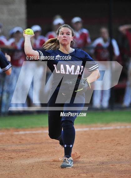 Thumbnail 3 in Lamar vs. Katy (UIL 6A Area Playoff) photogallery.