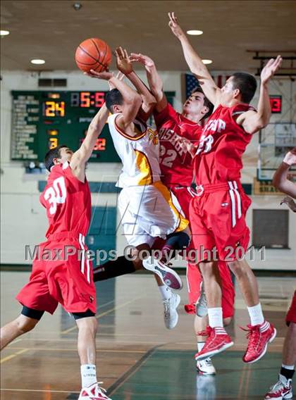 Thumbnail 2 in Bishop Diego vs. Clovis West (Santa Barbara Holiday Classic) photogallery.