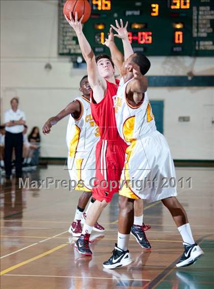 Thumbnail 3 in Bishop Diego vs. Clovis West (Santa Barbara Holiday Classic) photogallery.