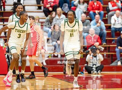 Thumbnail 3 in Princeton vs. Indianapolis Crispus Attucks (IHSAA 3A Southport Semi-state semi-final) photogallery.