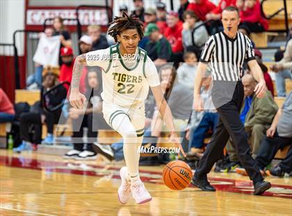 Thumbnail 3 in Princeton vs. Indianapolis Crispus Attucks (IHSAA 3A Southport Semi-state semi-final) photogallery.