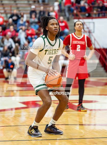 Thumbnail 2 in Princeton vs. Indianapolis Crispus Attucks (IHSAA 3A Southport Semi-state semi-final) photogallery.