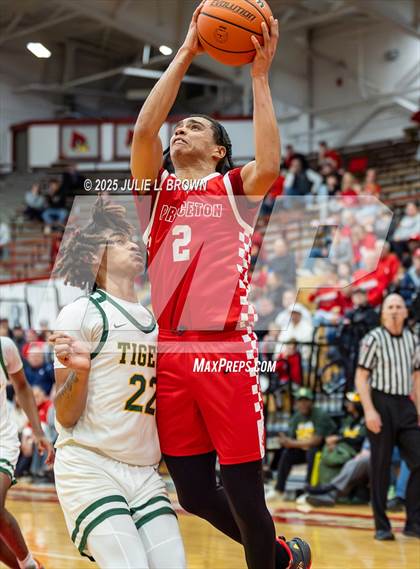 Thumbnail 1 in Princeton vs. Indianapolis Crispus Attucks (IHSAA 3A Southport Semi-state semi-final) photogallery.