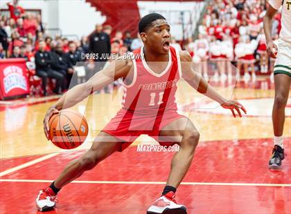 Thumbnail 3 in Princeton vs. Indianapolis Crispus Attucks (IHSAA 3A Southport Semi-state semi-final) photogallery.