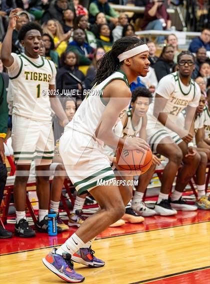 Thumbnail 1 in Princeton vs. Indianapolis Crispus Attucks (IHSAA 3A Southport Semi-state semi-final) photogallery.